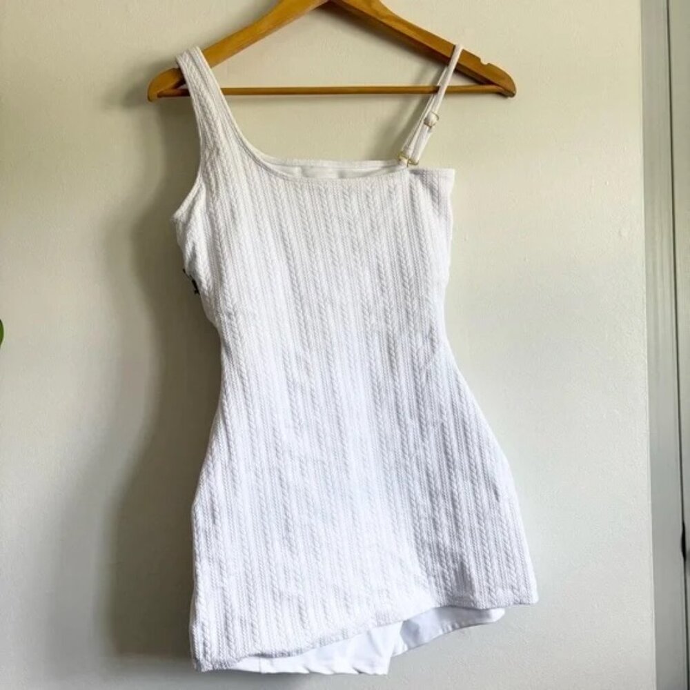 Beach Riot White Ribbed Mini Dress - Picture 3 of 5